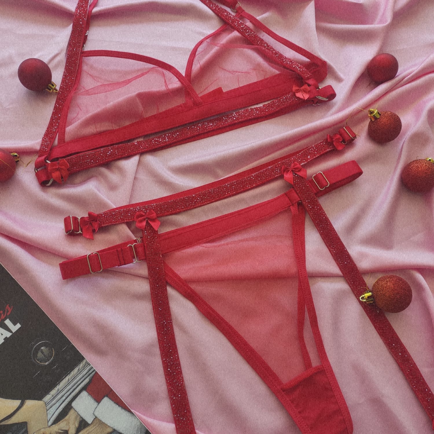 Lingerie Shine in Red